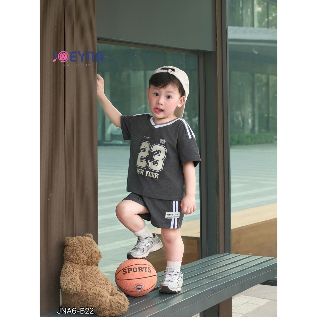 Set bộ cộc Joeyna B22 thể thao số 23 cho bé 8-24kg