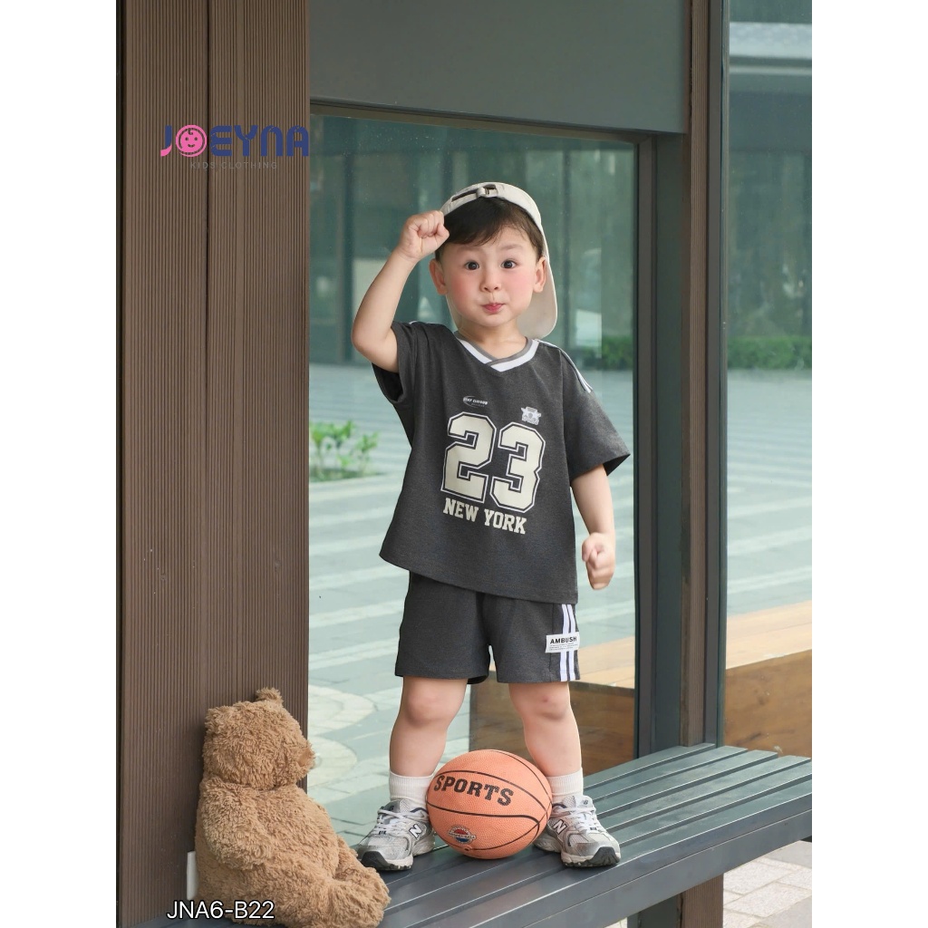 Set bộ cộc Joeyna B22 thể thao số 23 cho bé 8-24kg