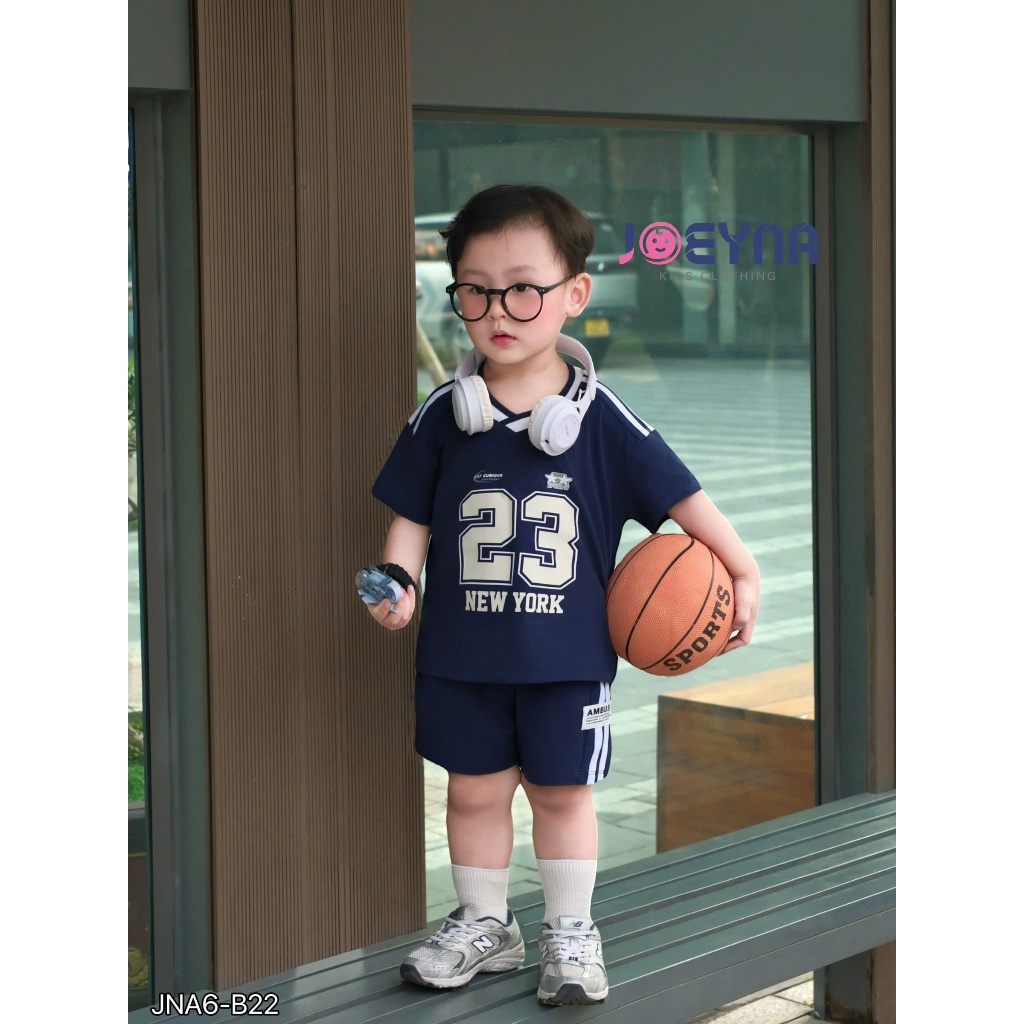 Set bộ cộc Joeyna B22 thể thao số 23 cho bé 8-24kg