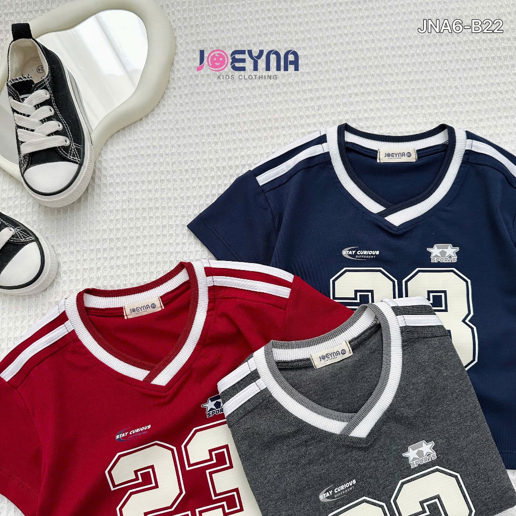 Set bộ cộc Joeyna B22 thể thao số 23 cho bé 8-24kg