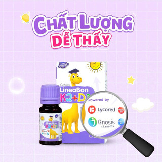 [Chính hãng + chọn quà] D3K2 Lineabon bổsung vitamind3 cho trẻ sơ sinh, giúp hấp thụ canxi, tăng chiều cao