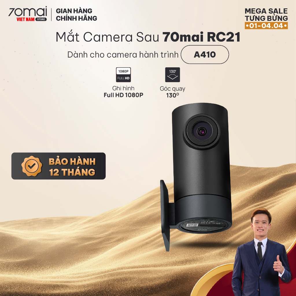 Camera hành trình ô tô phía sau xe 70mai RC21 dùng cho thiết bị Camera ...