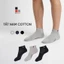Tất Công Sở Nam Cổ Ngắn Bizmen Cotton Thấm Hút Tốt, Co Giãn BSC008