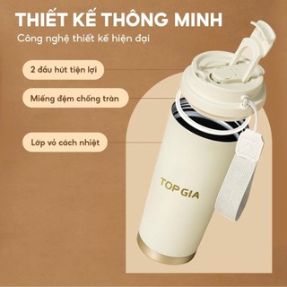 (MUA 1 TẶNG 5) Mua bình giữ nhiệt Topgia tặng 5 bịch khăn giấy rút đáy mộc an 1000 tờ 4 lớp, hàng Việt Nam
