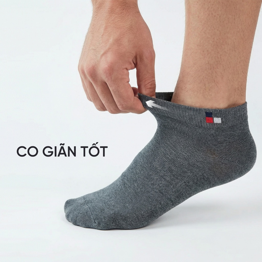 Vớ nam cổ trung Bizmen Compact Cotton cao cấp, thoáng khí, khử mùi tốt BSC013