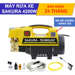 Máy Rửa Xe | Công suất 4200W | Máy Rửa Xe Cao Áp| Dây 15m | Có Chống Giật | Lõi Đồng 100% | Chống Cháy — ảnh 1