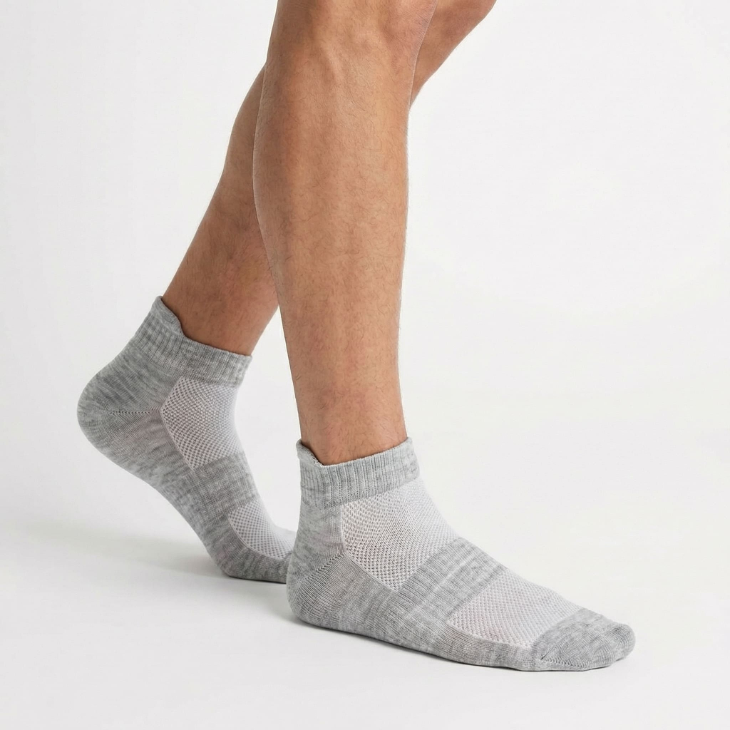 Tất nam Active cố ngắn Insidemen 94% Polyester co giãn, thoáng khí ISC010M0H0