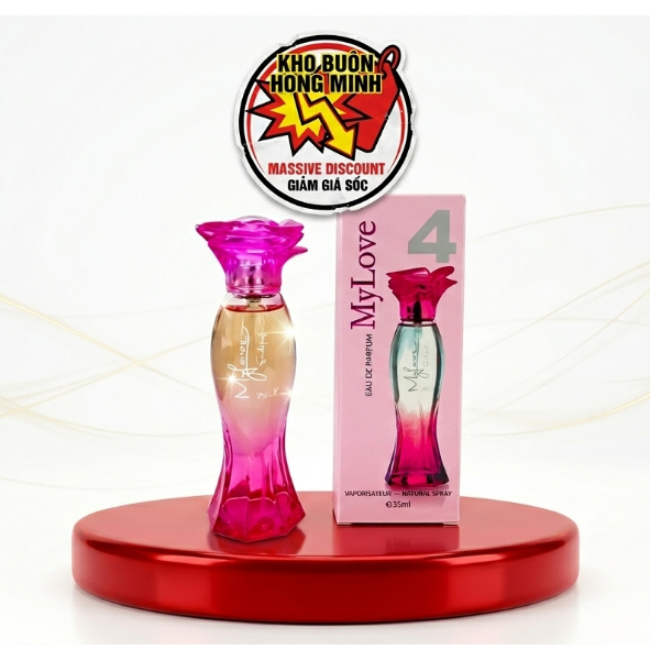 Dầu Thơm My Love Rose MD (Hồng) - Nước Hoa Nữ Lưu Hương Sang Trọng Quyến Rũ 35ml