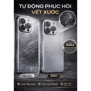 Dán PPF iPhone Mặt sau 4 LỚP FULL viền Chống vân Tay KiNGBON Cho S23Ultra/S24Ultra/S25Ultra/S26Ultra
