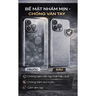 Dán PPF iPhone Mặt sau 4 LỚP FULL viền Chống vân Tay KiNGBON Cho S23Ultra/S24Ultra/S25Ultra/S26Ultra