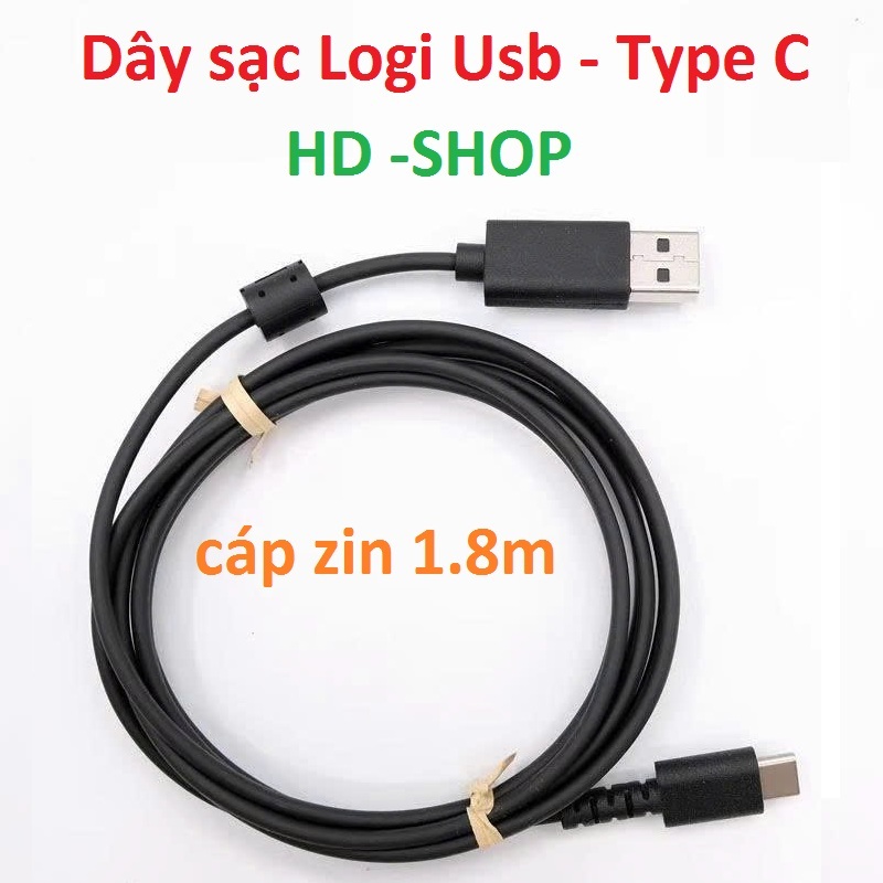 Dây Sạc USB Type-C Logitech Dây Cáp Dành Cho G Pro X Superlight 2, G502 ...