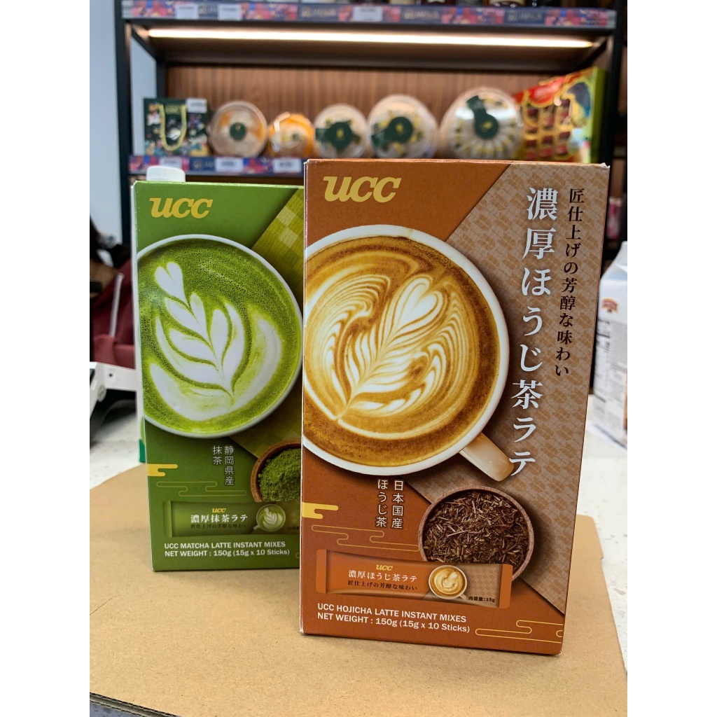 Bột Trà Latte Hòa Tan UCC Nhật Bản 150g - Vị Matcha/Hojicha JAPAUS GOURMET