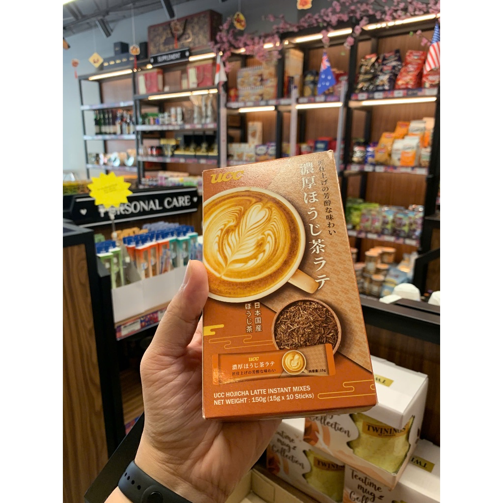 Bột Trà Latte Hòa Tan UCC Nhật Bản 150g - Vị Matcha/Hojicha JAPAUS GOURMET