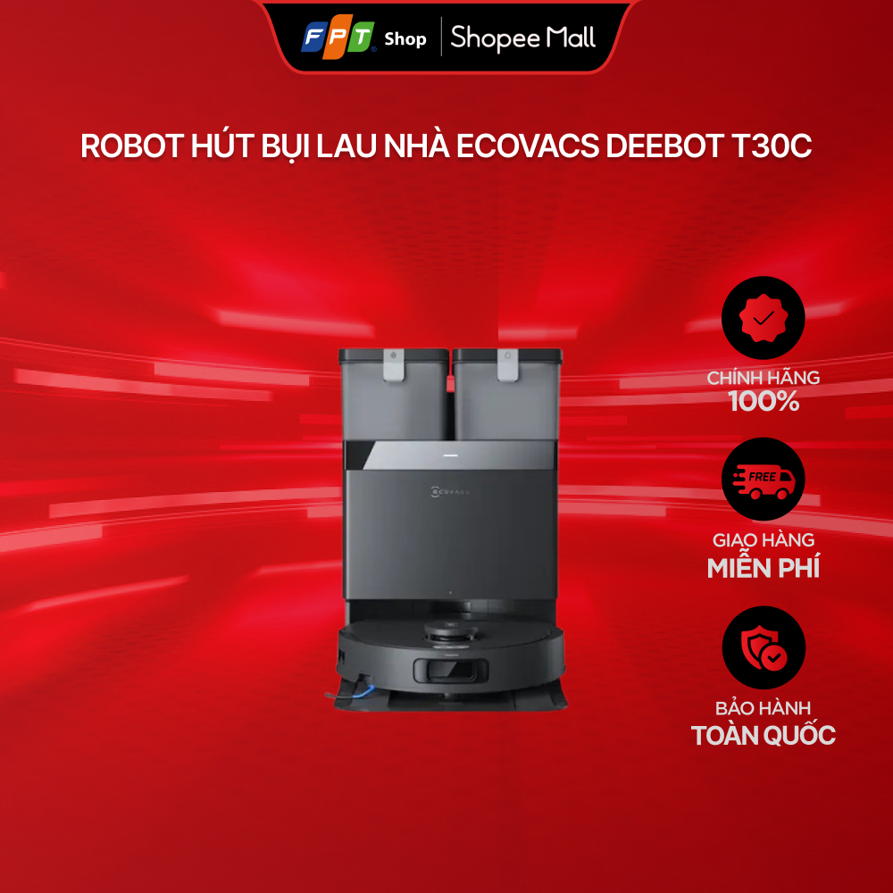 Robot hút bụi lau nhà Ecovacs Deebot T30C
