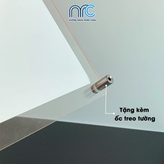 Khung giấy khen, Khung giấy khen A4 A3 treo tường, Khung ảnh mica trong suốt (Tặng kèm phụ kiện ốc)
