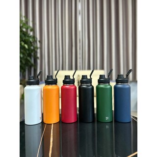 Bình Nước Giữ Nhiệt 1000ml Ruby Inox 304 – Combo Ưu Đãi + Túi Đeo