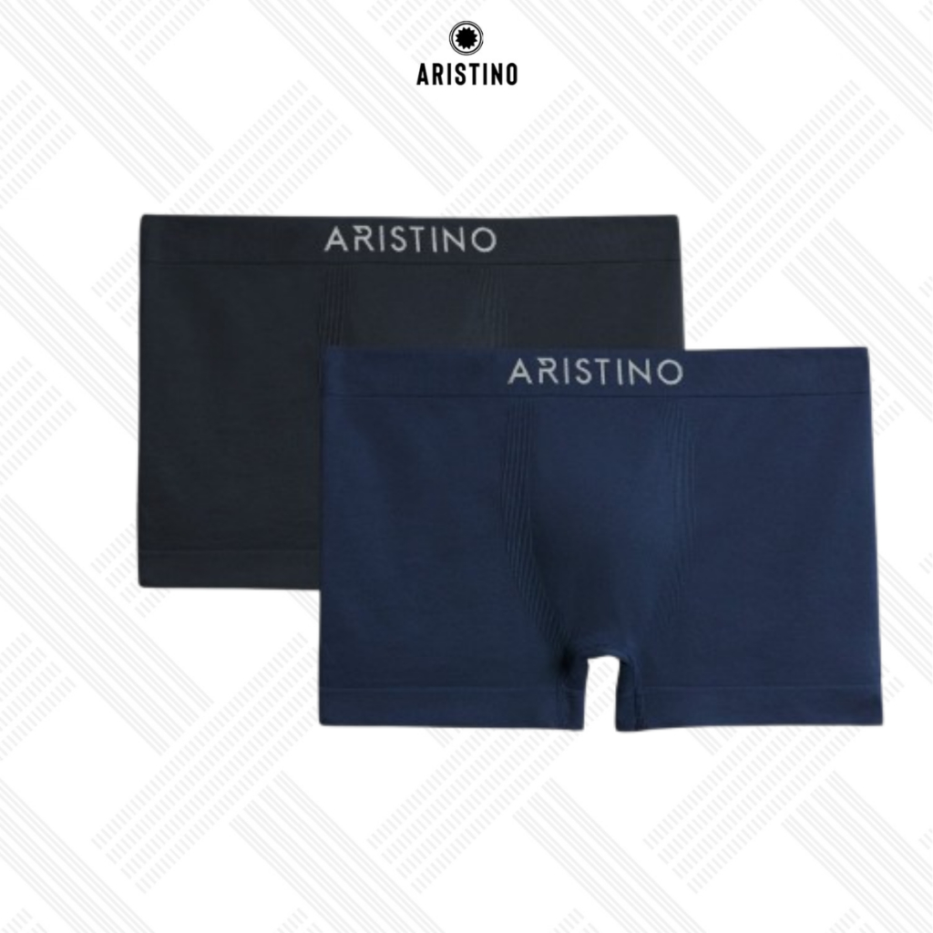 [COMBO 2] Quần lót nam ARISTINO boxer, công nghệ không đường may, co giãn, thoáng khí ABX012EXP02