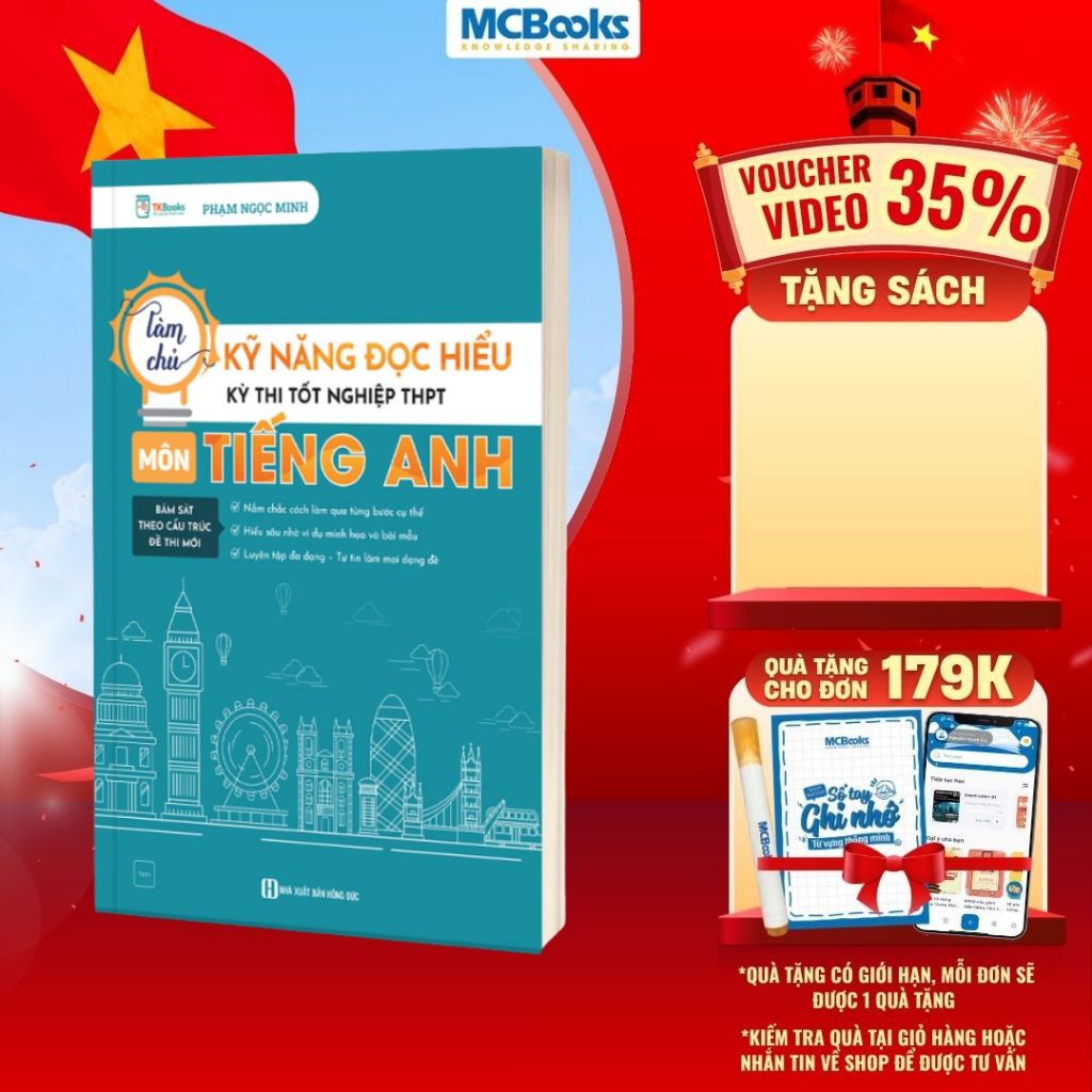 Sách -  Làm chủ kỹ năng đọc hiểu môn tiếng Anh kì thi tốt nghiệp THPT 2026