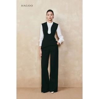 Áo gile peplum cổ U HAGOO thanh lịch công sở [A8055]