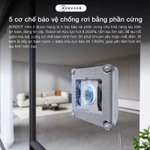Robot lau kính Ecovacs Winbot Mini 2 - Lực hút tối đa 8000Pa - WIN-SLAM 4.0 - Thời gian bảo vệ khi mất điện 30 phút — ảnh 4