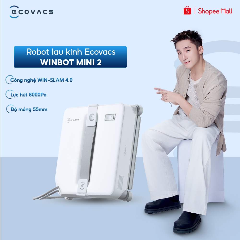 Robot lau kính Ecovacs Winbot Mini 2