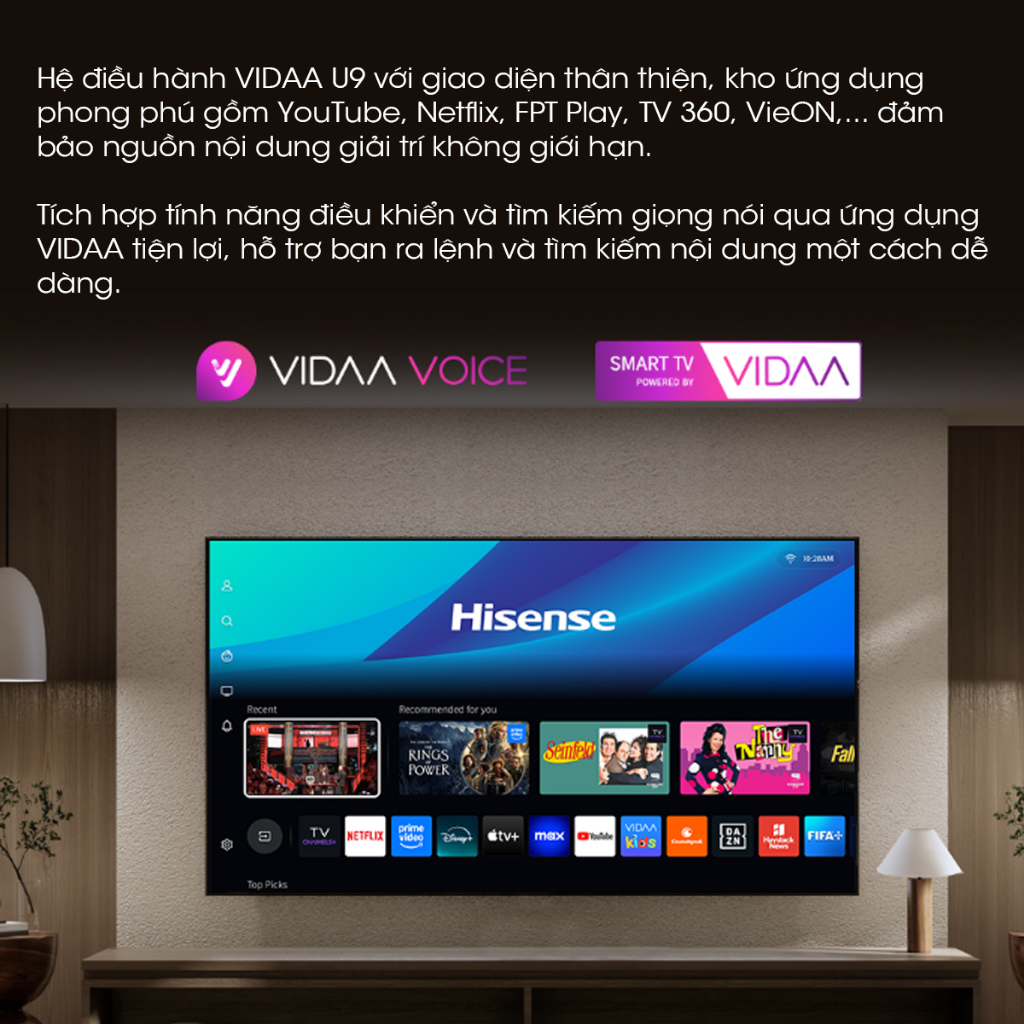 [QLED 4K 55 inch] Smart Tivi Hisense 55Q7Q - Hàng Chính Hãng - Bảo Hành 2 Năm - Miễn Phí Giao Hàng Tận Nơi