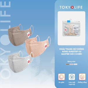 Khẩu trang chống nắng NỮ SunStop UV Master Gói 3 chiếc TOKYOLIFE 40000886