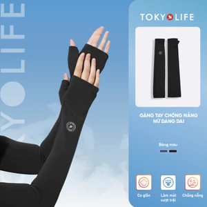 Găng tay chống nắng nữ TOKYOLIFE dáng dài mềm mại êm ái 40005289