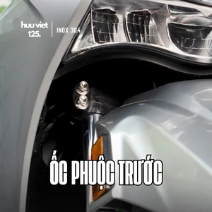Bộ 4 ốc phuộc trước, ốc hạ phuộc Inox 304 Honda, Yamaha
