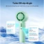Quạt Cầm Tay Vention 100 Cấp Độ Gió, Gập 90°, Pin 3000mAh 8H, LED Hiển Thị, Motor 13000RPM, Đeo Cổ