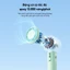 Quạt Cầm Tay Vention 100 Cấp Độ Gió, Gập 90°, Pin 3000mAh 8H, LED Hiển Thị, Motor 13000RPM, Đeo Cổ