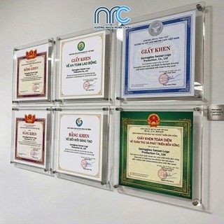 Khung bằng khen, Khung ảnh, Khung bằng khen a4, a3 trong suốt - Tặng kèm phụ kiện