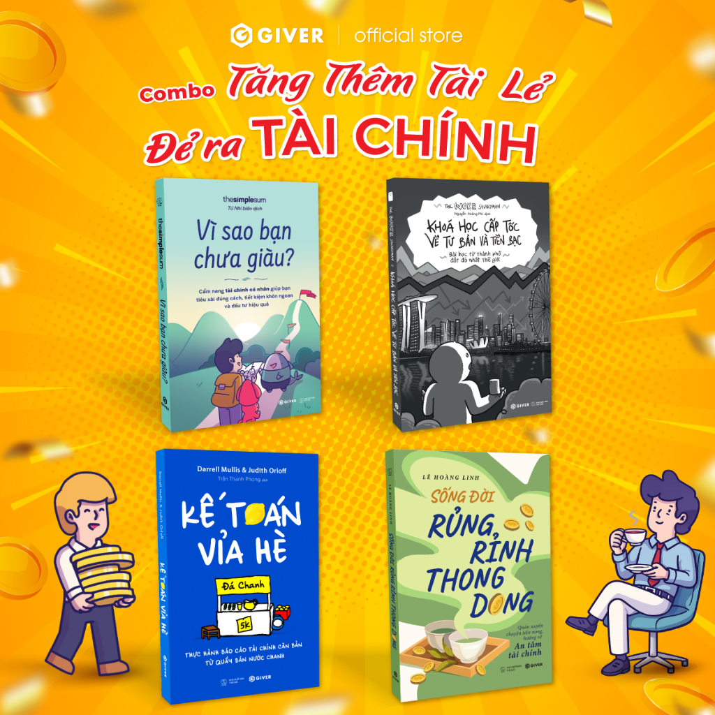 Sách - Combo Tăng Thêm Tài Lẻ Đẻ Ra Tài Chính