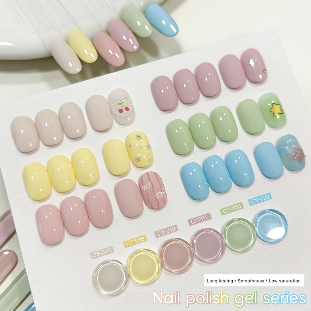 XEIJAYI 40ml - Bộ sơn gel móng tay màu Macaron, thích hợp cho các tiệm nail và tự làm tại nhà.