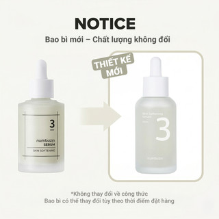 Tinh chất mịn da NUMBUZIN No.3 Skin Softening Serum se khít lỗ chân lông, tăng độ đàn hồi 50ml