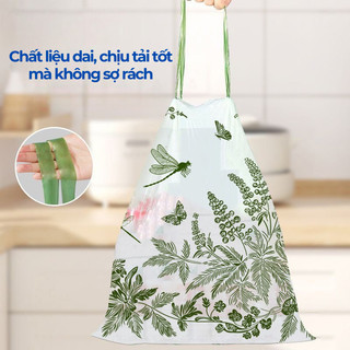 Túi đựng rác di động hương ngải cứu dày hoạt hình nhà bếp phòng tắm dùng một lần dây rút túi đựng rác mới HomieTech