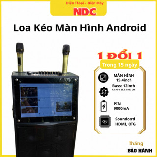 Loa kéo có card âm thanh, màn hình android 12