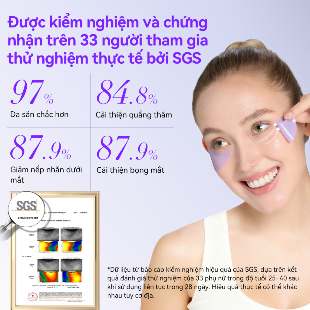 LANBENA Mặt Nạ Mắt Retinol/Vitamin C (Hộp/60 miếng) - Hỗ Trợ Trẻ Hóa, Giảm Nhăn, Làm Mờ Quầng Thâm Mắt Skincare