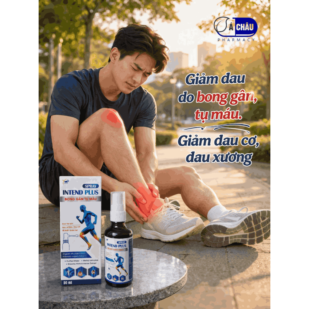 (Dầu Nóng Dạng Xịt) Xịt Xoa Bóp Giảm Đau Xương Khớp, Xịt Giảm Bong Gân Tụ Máu, Tê Buốt Chân Tay, Chiết Xuất Từ Thảo Dược