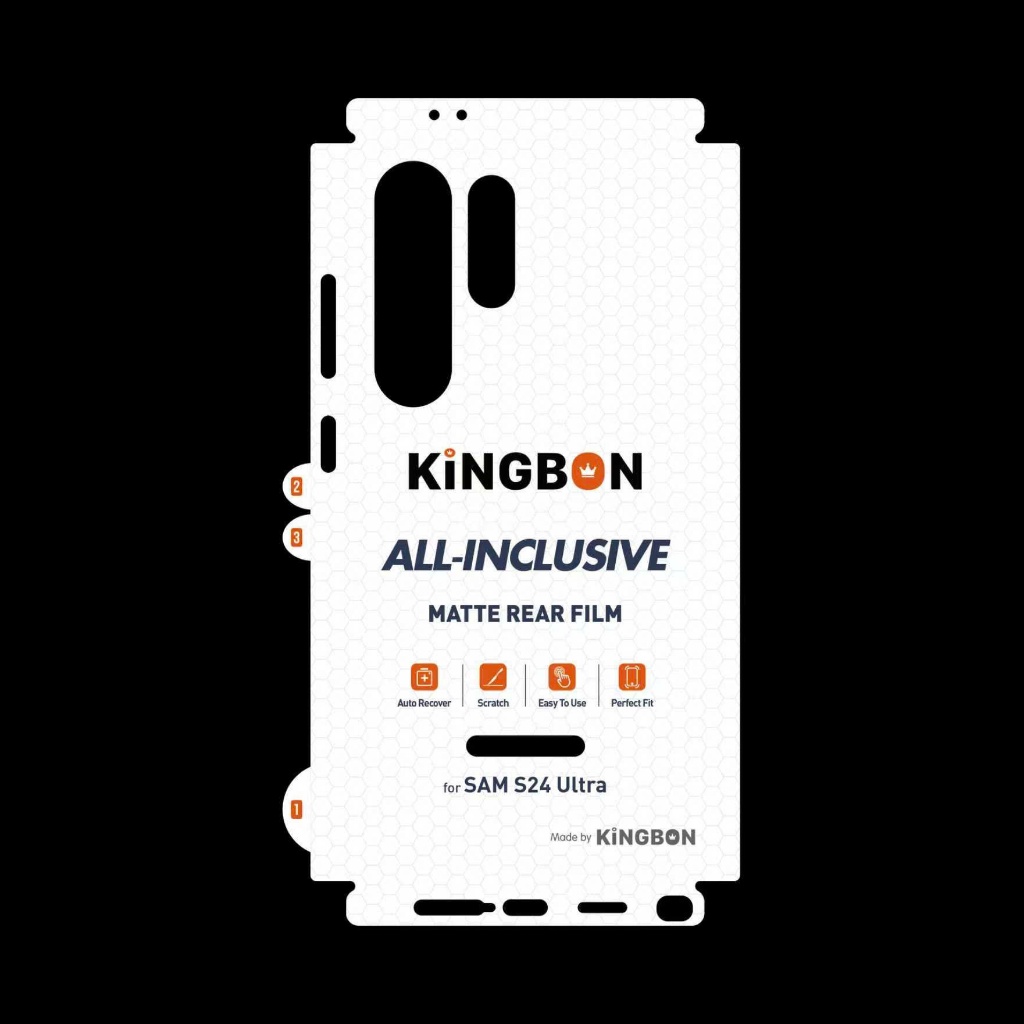 Miếng Dán PPF SamSung FULL Viền Nhám Chống VânTay KiNGBON MA-F01 S23Ultra/S24UltraS25Ultra/S26Ultra
