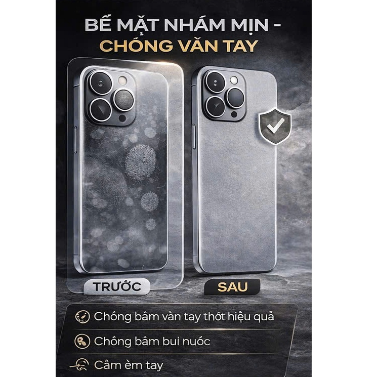 Miếng Dán PPF SamSung FULL Viền Nhám Chống VânTay KiNGBON MA-F01 S23Ultra/S24UltraS25Ultra/S26Ultra