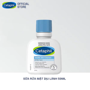 Sữa rửa mặt làm sạch dịu nhẹ không xà phòng Cetaphil Gentle Skin Cleanser 59ml