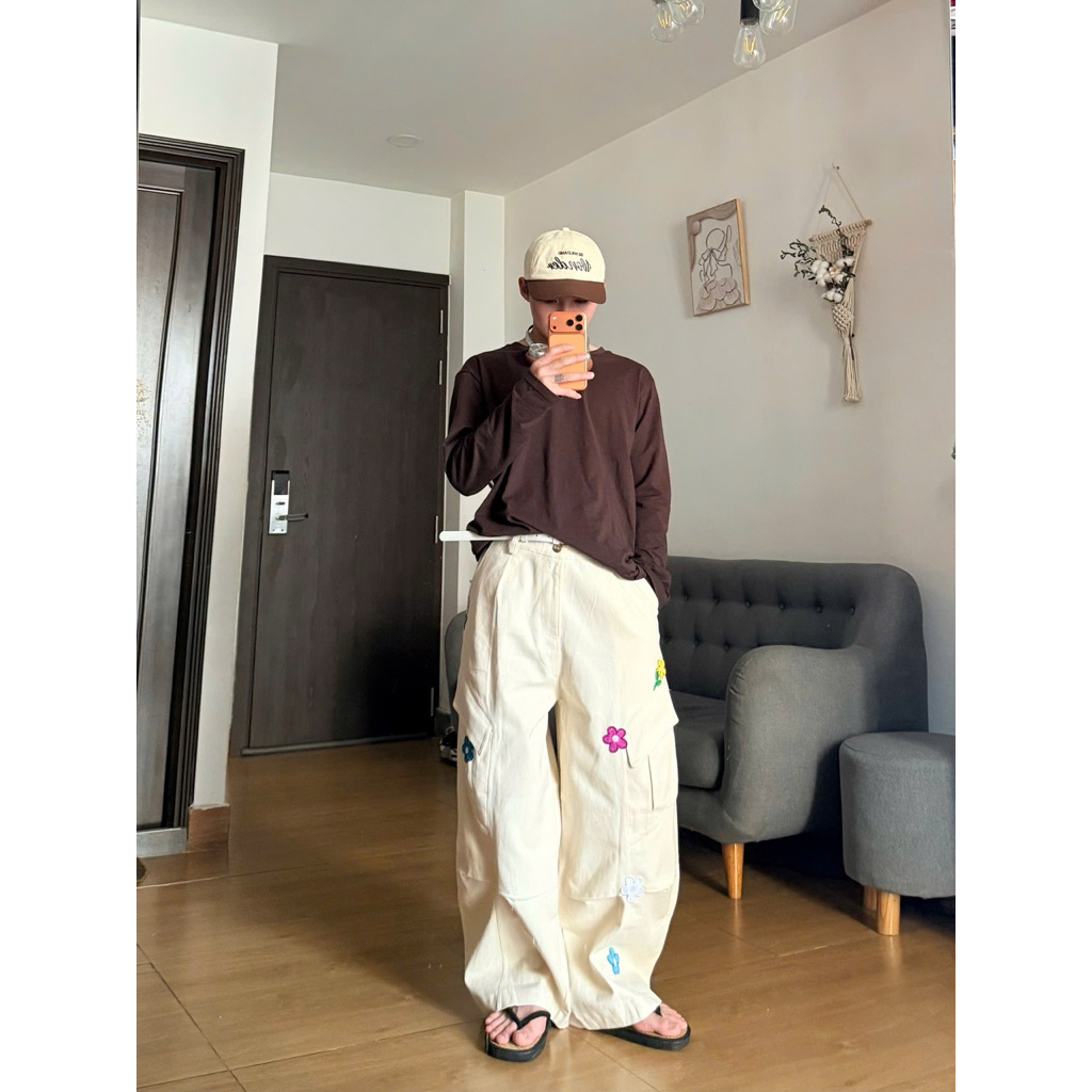 [The Spark] Áo Thun Tay Dài Basic Cotton Xước Mỏng Nhẹ Thoáng Mát Form Rộng Unisex Nam Nữ – Hè Thu Đông | BigBuy360 - bigbuy360.vn