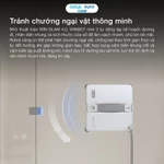 Robot lau kính Ecovacs Winbot Mini 2 - Lực hút tối đa 8000Pa - Phun nước siêu âm - Bảo vệ khi mất điện 30 phút — ảnh 8