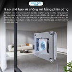 Robot lau kính Ecovacs Winbot Mini 2 - Lực hút tối đa 8000Pa - Phun nước siêu âm - Bảo vệ khi mất điện 30 phút — ảnh 3