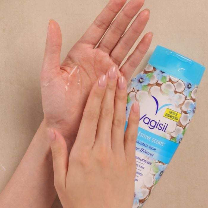 Gel Vệ Sinh Phụ Nữ Hương Dừa Vagisil Coconut Hibiscus, Gel Vệ Sinh Kiểm Soát Mùi