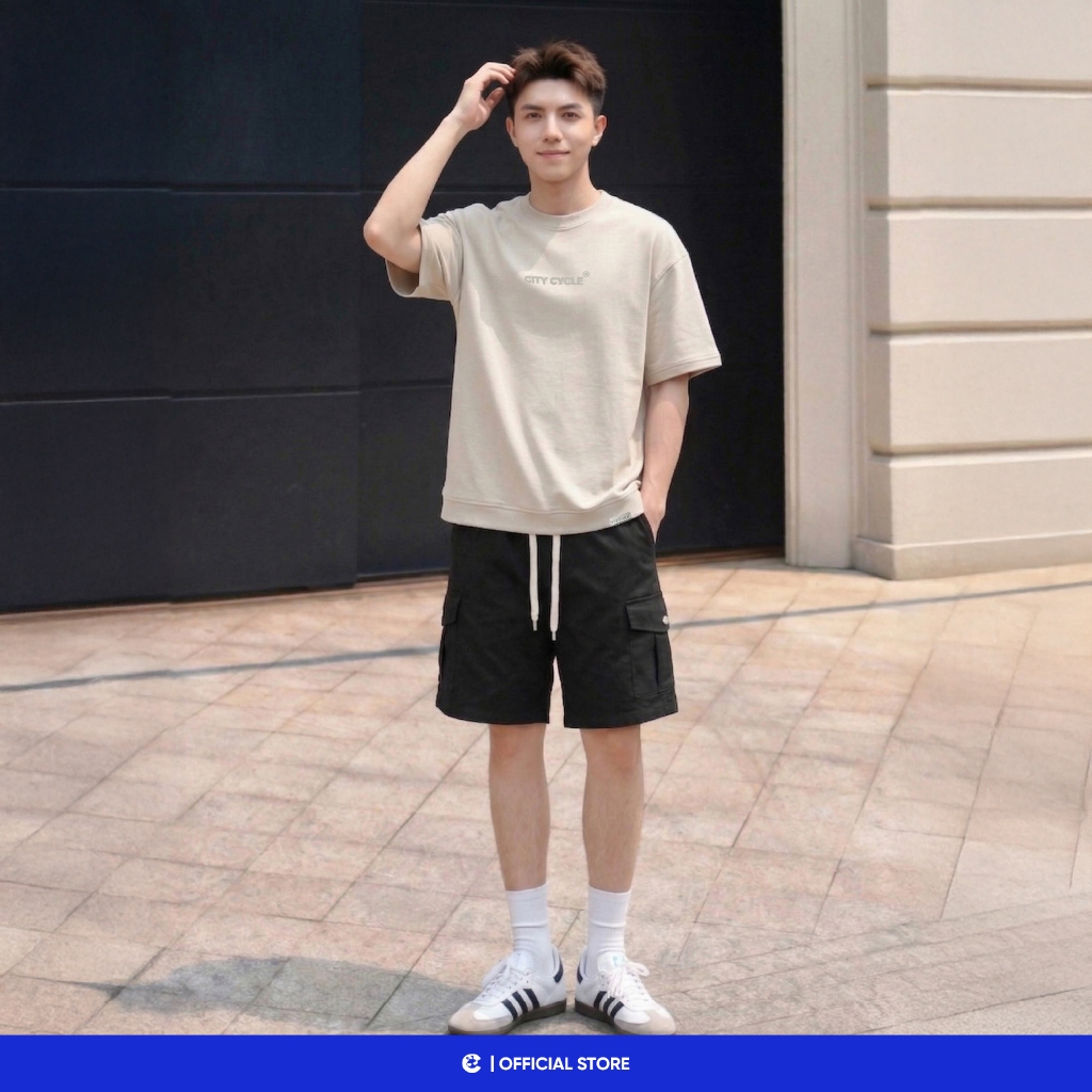 Quần short đùi nam nữ mùa hè Local Brand Chính Hãng City Cycle Short Kaki Túi Hộp