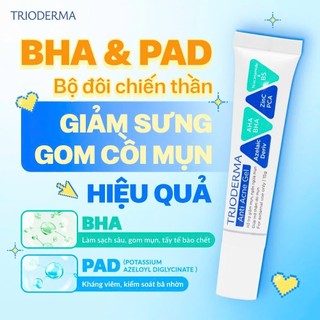 Gel Giảm Mụn Và Thâm Trioderma Anti Acne Gel (15g)