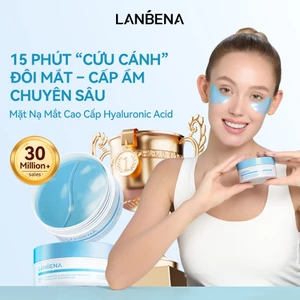 LANBENAMẶT NẠ MẮT HA 8X (Hộp/60 miếng) - CUNG CẤP ĐỘ ẨM SÂU, GIẢM NẾP NHĂN MẮT Skincare