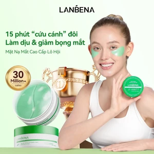 LANBENA MẶT NẠ MẮT NHA ĐAM (60 miếng) - Hỗ Trợ Trẻ Hóa Vùng Mắt, Giảm Nhăn Tự Nhiên, Làm Mờ Quầng Thâm Hiệu Quả Chỉ Sau